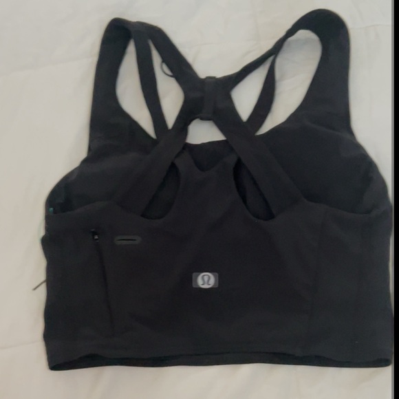 lululemon athletica Midnight Black Strappy Sports Bra - Picture 2 of 2